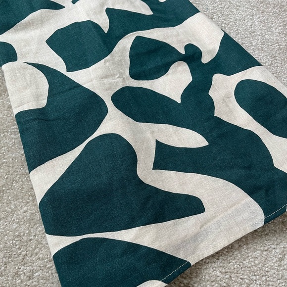 Abercrombie & Fitch Women’s Green and White Patterned Open Back Dress Size S NWT - Picture 7 of 7